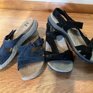 Earth Origins 2 Pairs Leather Upper Sandals Sophie and Westfield Waverly Size 7